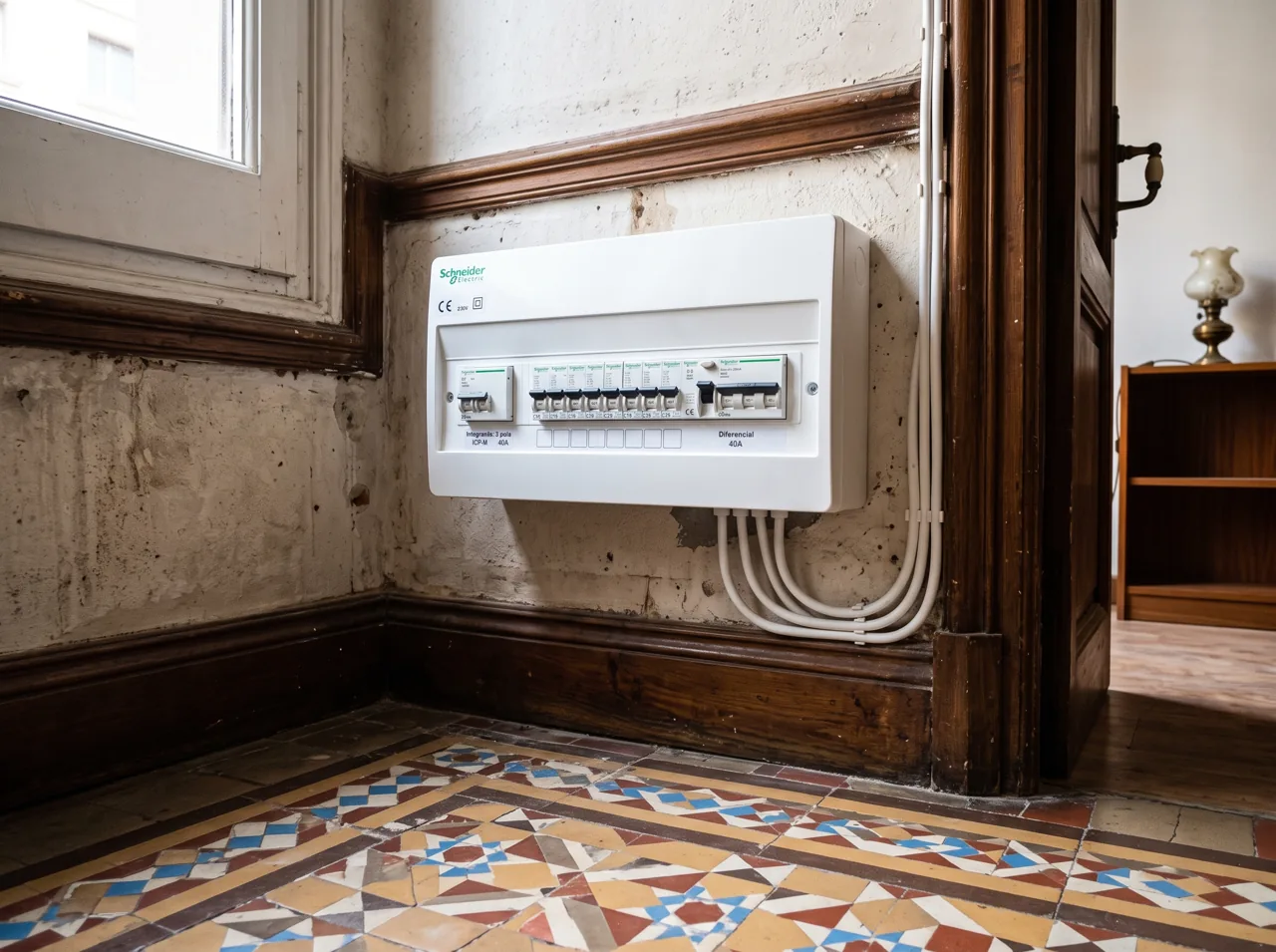 Cuadro eléctrico nuevo a normativa en un piso antiguo de Rubí